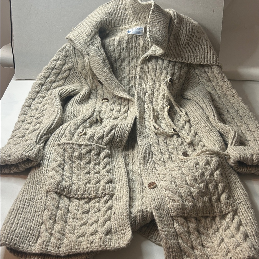 Thea Huber Wool Sweater Coat